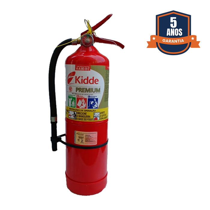 EXTINTOR PÓ ABC 9KG LINHA PREMIUM KIDDE