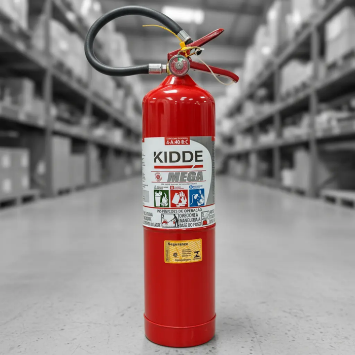 EXTINTOR PÓ ABC 6KG LINHA MEGA KIDDE