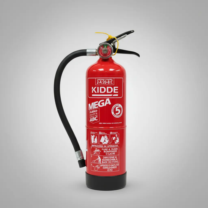 EXTINTOR PÓ ABC 2KG LINHA MEGA KIDDE